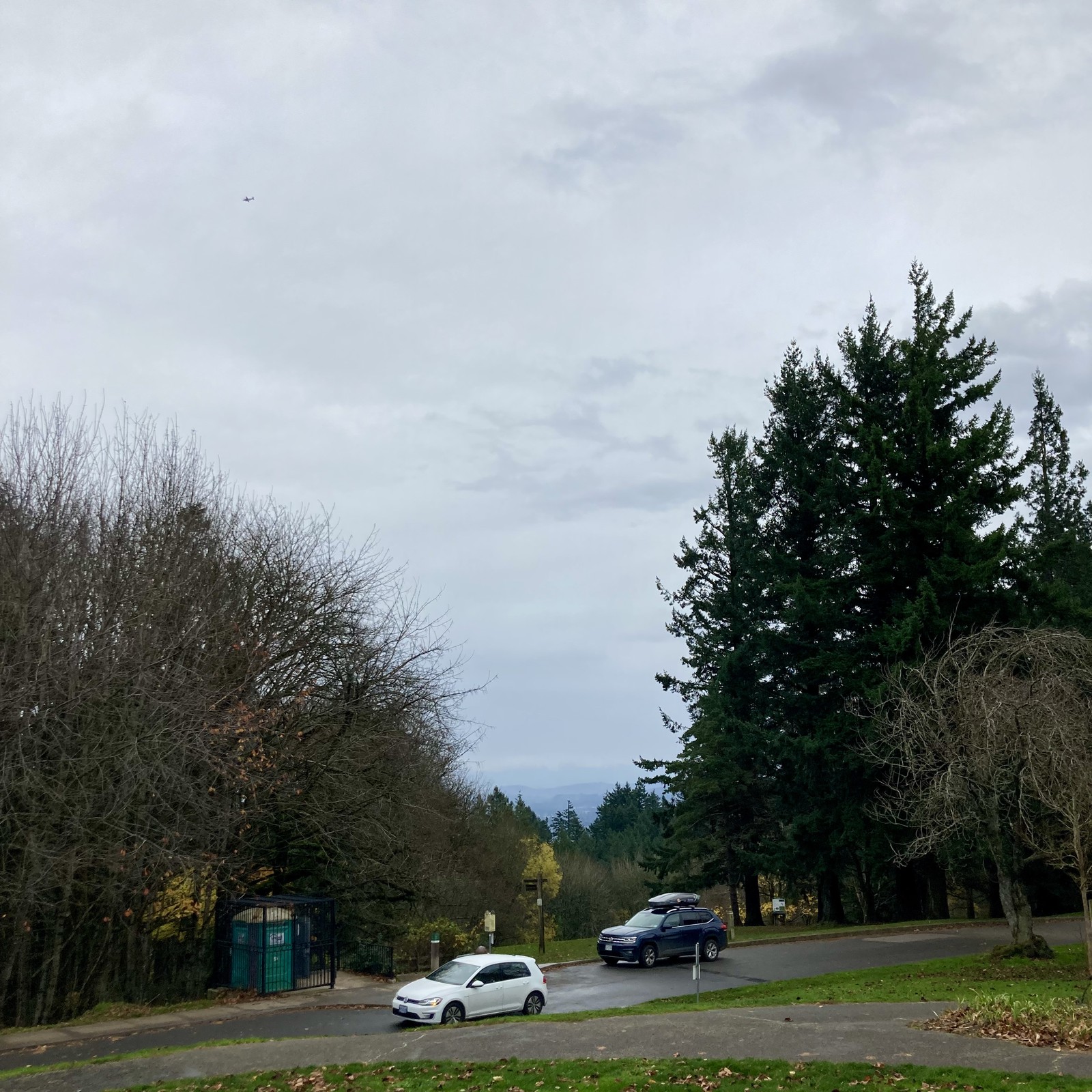 View from Council Crest toward Mt. Hood, which is NOT visible