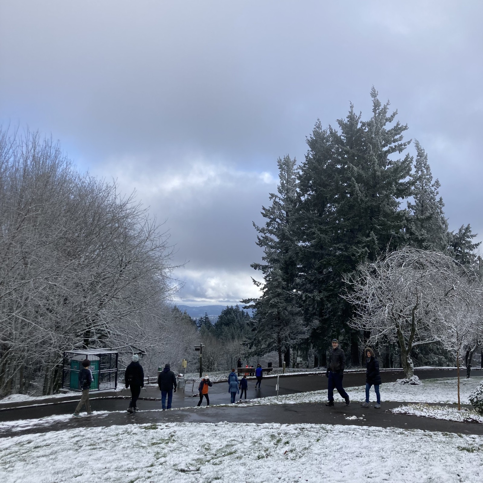 View from Council Crest toward Mt. Hood, which is NOT visible