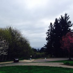 View from Council Crest toward Mt. Hood, which is NOT visible