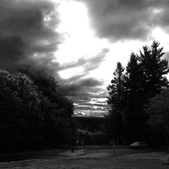 View from Council Crest toward Mt. Hood, which is NOT visible
