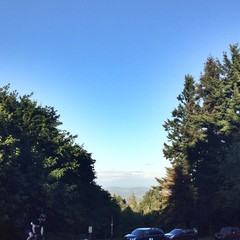 View from Council Crest toward Mt. Hood, which is NOT visible