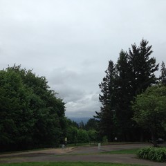 View from Council Crest toward Mt. Hood, which is NOT visible