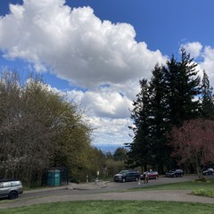 View from Council Crest toward Mt. Hood, which is NOT visible