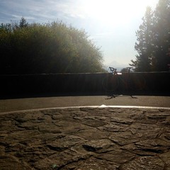 View from Council Crest toward Mt. Hood, which is visible