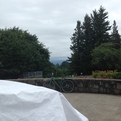 View from Council Crest toward Mt. Hood, which is NOT visible