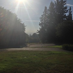 View from Council Crest toward Mt. Hood, which is visible