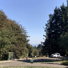 View from Council Crest toward Mt. Hood, which is visible