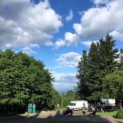 View from Council Crest toward Mt. Hood, which is NOT visible