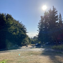View from Council Crest toward Mt. Hood, which is visible
