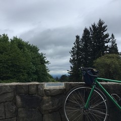 View from Council Crest toward Mt. Hood, which is NOT visible