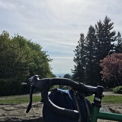 View from Council Crest toward Mt. Hood, which is visible