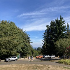 View from Council Crest toward Mt. Hood, which is visible