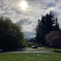 View from Council Crest toward Mt. Hood, which is NOT visible