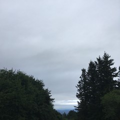 View from Council Crest toward Mt. Hood, which is NOT visible