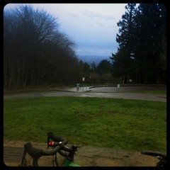 View from Council Crest toward Mt. Hood, which is NOT visible