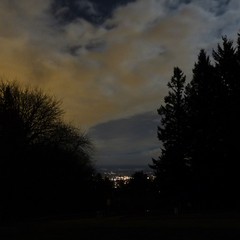 View from Council Crest toward Mt. Hood, which is NOT visible