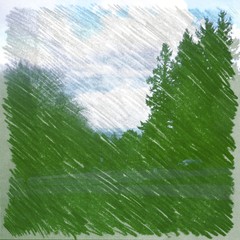 View from Council Crest toward Mt. Hood, which is NOT visible