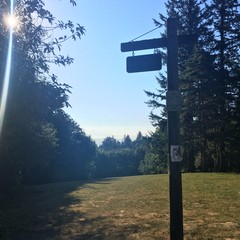 View from Council Crest toward Mt. Hood, which is visible