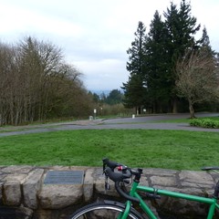 View from Council Crest toward Mt. Hood, which is NOT visible