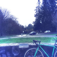 View from Council Crest toward Mt. Hood, which is NOT visible