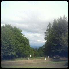 View from Council Crest toward Mt. Hood, which is NOT visible