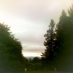 View from Council Crest toward Mt. Hood, which is NOT visible