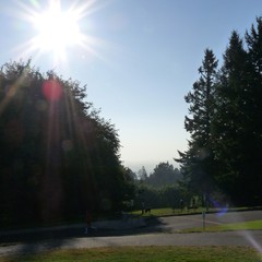 View from Council Crest toward Mt. Hood, which is NOT visible