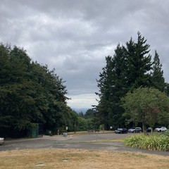 View from Council Crest toward Mt. Hood, which is NOT visible
