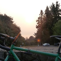 View from Council Crest toward Mt. Hood, which is NOT visible