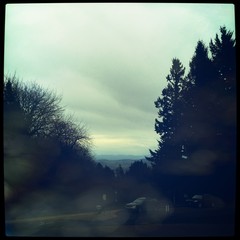 View from Council Crest toward Mt. Hood, which is NOT visible
