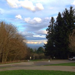 View from Council Crest toward Mt. Hood, which is NOT visible