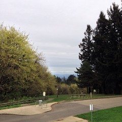 View from Council Crest toward Mt. Hood, which is NOT visible