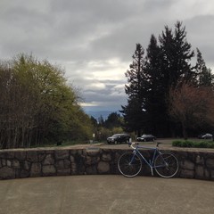 View from Council Crest toward Mt. Hood, which is NOT visible