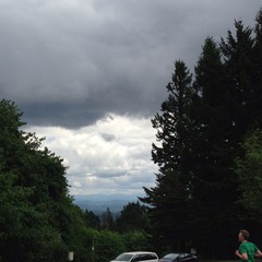 View from Council Crest toward Mt. Hood, which is NOT visible