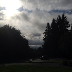 View from Council Crest toward Mt. Hood, which is NOT visible