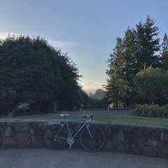 View from Council Crest toward Mt. Hood, which is visible