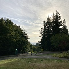 View from Council Crest toward Mt. Hood, which is visible