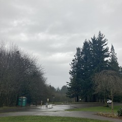 View from Council Crest toward Mt. Hood, which is NOT visible