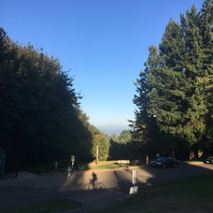 View from Council Crest toward Mt. Hood, which is visible