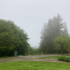 View from Council Crest toward Mt. Hood, which is NOT visible