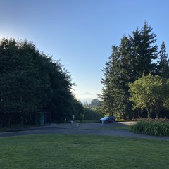 View from Council Crest toward Mt. Hood, which is visible