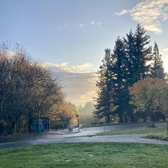 View from Council Crest toward Mt. Hood, which is NOT visible