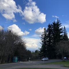 View from Council Crest toward Mt. Hood, which is NOT visible