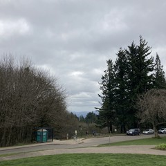 View from Council Crest toward Mt. Hood, which is NOT visible