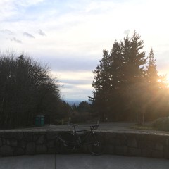 View from Council Crest toward Mt. Hood, which is NOT visible
