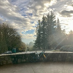 View from Council Crest toward Mt. Hood, which is NOT visible